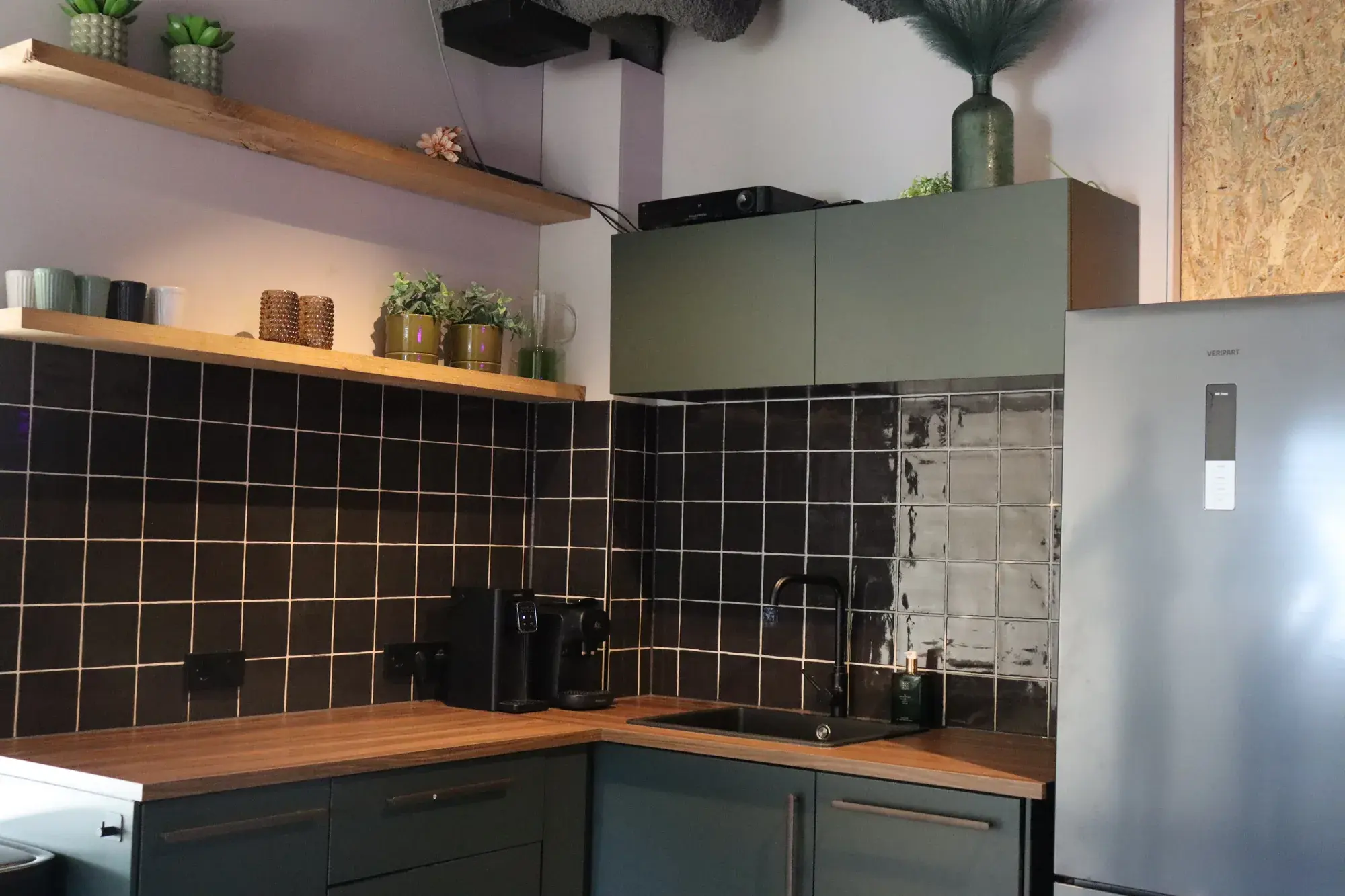 De saliegroene keuken van De HUP