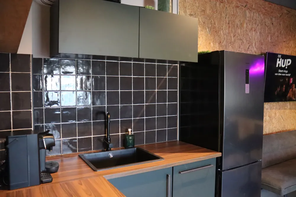 Keuken met De HUP scherm